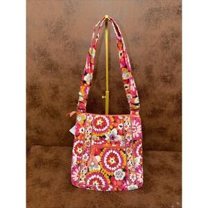 NWT Vera Bradley Pixie Blooms Hipster Crossbody Purse Quilted Floral Retired